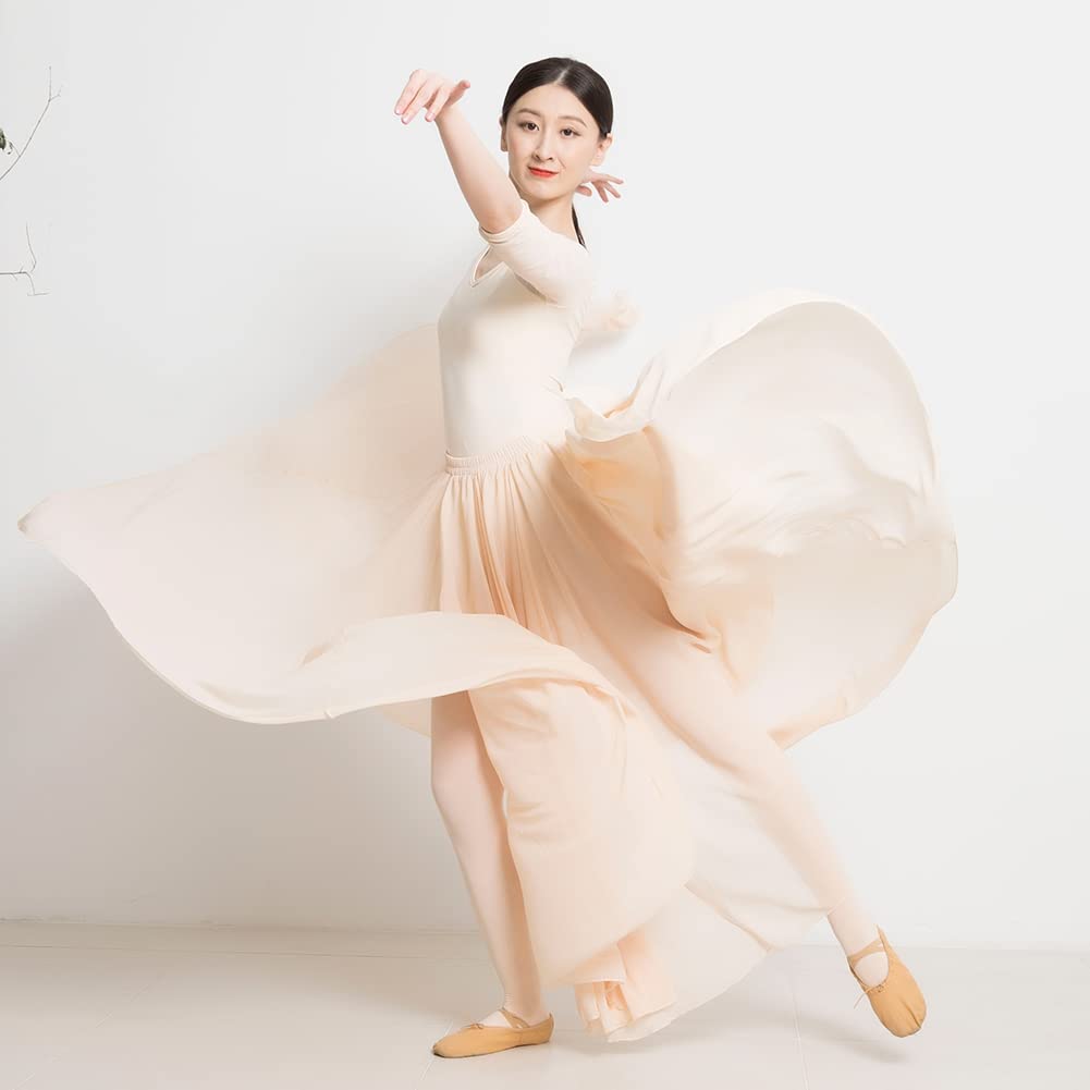 ROYAL SMEELA Vestido Danza Contemporanea Mujer Adulto Maillot Ballet Falda 720 Grados