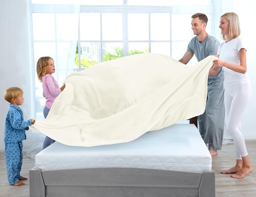 Image of Utopia Bedding Fleece Blanket Twin Size Ivory 300GSM Luxury Anti-Static Fuzzy Soft Microfiber Bed Blanket (90x66 Inch)
