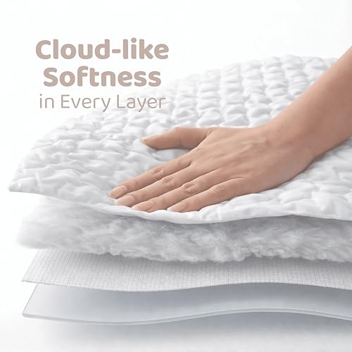 Image of PAULATO BY GA.I.CO Full Size Waterproof Mattress Protector - Quilted Fitted Mattress Cover, 100% Waterproof, Breathable Polyester, Deep Pocket Bed Protector (Full)