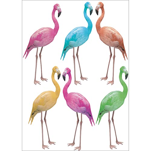 Image of Stickers - Wall Adhesive - Flamingo, 1 Sheet, 29,7 x 21 cm