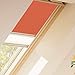 Produktbild VELUX Vorteilsset Verdunkelungsrollo & Faltstore DFD MK08 4564S/Bedienart : Manuell/Farbe : Uni Orange/Weiß/Fenstergröße : MK08/Fenstertypen : GGU, GPU, GHU, GTU, GGL, GPL, GHL, GTL, GXL_1916