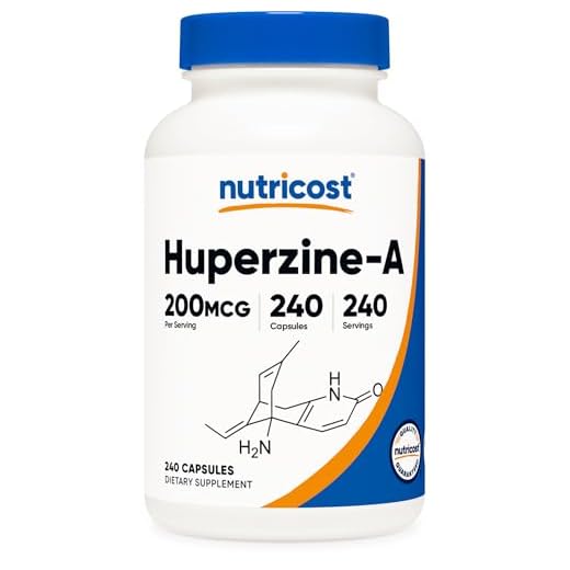 Nutricost Huperzine A Capsules 200mcg, 240 Capsules - Non-GMO, Vegetarian Friendly