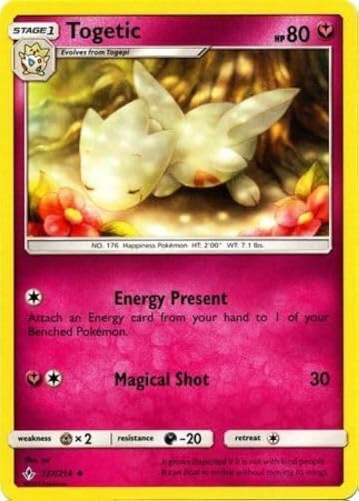 Amazon.com: Pokemon - Togetic 137/214 - Unbroken Bond
