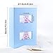 Ywlake Baby Boy Photo Album 4x6 300 Pocket Pictures, Leather Cover Newborn Shower Boy Bebe Album Holds 300 Horizontal Pictures Blue