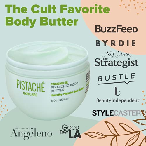 Pistaché Skincare BODYBUTTER Pistachio Oil Whipped Body Butter Cream Moisturizer (A.K.A The Boyfriend Body Butter) + Hydrates Dry Skin And Nourishes + Vitamin E + Antioxidant Protection thumb #6