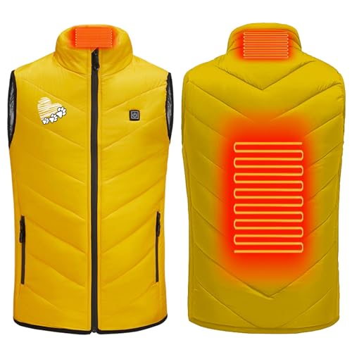 Boys Girls Heated Vest Children Heating Gilet with 3 Adjustable Temperature USB Rechargeable Heated Body Warmer