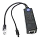 DSLRKIT Active PoE Splitter Power Over Ethernet 48V to 5V 2.4A Micro USB Plug for Raspberry Pi B/B+/2/3