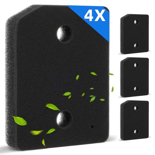 KNJOMZIE 4 Stück Trockner Filter für Miele T1 Serie Wärmepumpentrockner, Schwammfilter für Miele 9164761 (erreicht volle Dicke nach 24–48h)