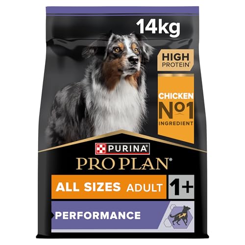 Pro Plan All Size Adult Hund Performance, Hundefutter trocken, reich an Huhn, 1er Pack (1 x 14 kg)