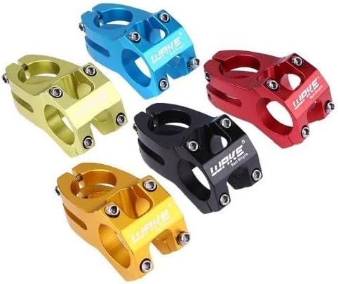 WAKE CNC加工 強固なステム 約140グラム ハンドル径31.8ミリ フォーク径28.6ミリ 角度０度 45ミリ オレンジ 1