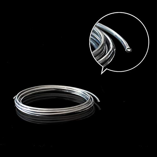 Aluminiowy strumień rdzeniowy pręt lutowniczy z drutu spoiny nie ma potrzeby lutowniczej proszek aluminiowy pręt spawałowy 1,6/2/2,4/3. 2 mm Mosiężnictwo (Color : 2.4mm 500mm, Size : 40pcs)
