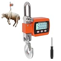 Idota Kraanweegschaal, 500 kg, hangweegschaal, digitaal, lcd-weegschaal, wildweegschaal, vissen, Wharf-wiegen (zwart