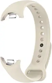 Pulseira extra compatível com relógio xiaomi Mi band 5,Mi band 6,Mi band 7,Mi band 8,Mi band 9 - Cores qualidade premium silicone flexível (Starlight Mi band 8/9)