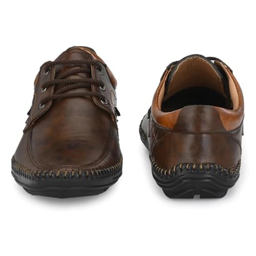 Image of Leatherkraft Formal Lace-Up Derby Shoes