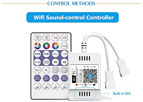 Controlador WiFi LED RGB DC12V 24V compatible Alexa y Google miniatura 3