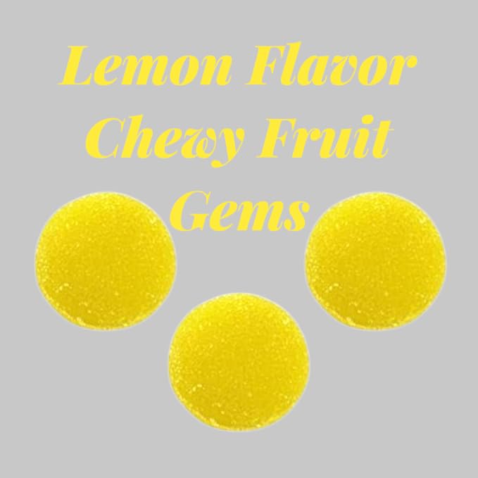 Dulces de frutas envueltos, sabor limón, 1 lb miniatura 2