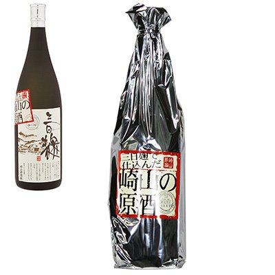 Amazon.co.jp: 泡盛 崎山の原酒 50度 一升瓶 1800ml 三日麹黒印鑑