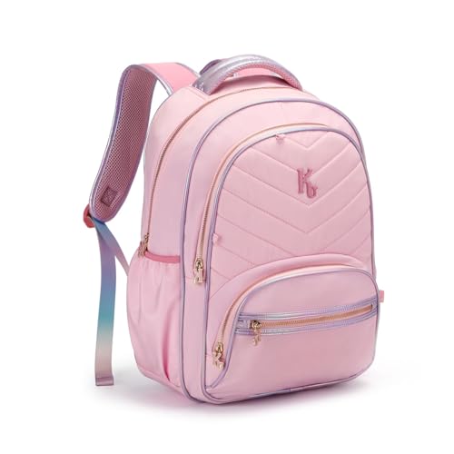 Mochila Kika Escolar Feminina Juvenil Adulta Costa Trabalho (Rosa)