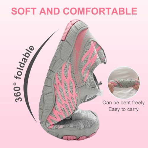 Image of ELETON Barefoot Shoes Women Men Footwear, Wide Toe Box Hiking Zero Drop Non-Slip Quick-Dry River Boat Pool Beach Water Shoes, Lightweight Swimming Running Walking Sneakers Unisex
