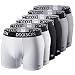 Produktbild DIXXSON Basic Men Underwear 6er Pack Boxershorts Herren (L, White Black Grey)