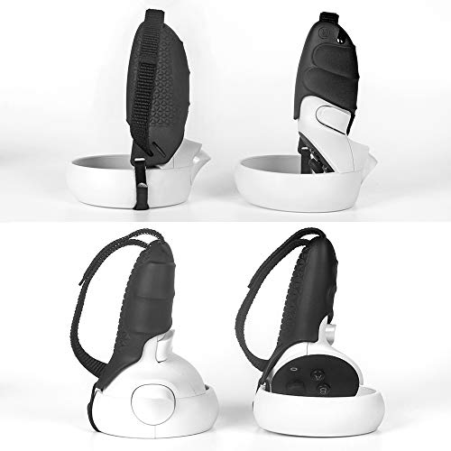 HIJIAO NIEUWE Upgraded Controller Grip Cover & Knuckle Strap voor Oculus Quest 2 (zwart) - Image 7