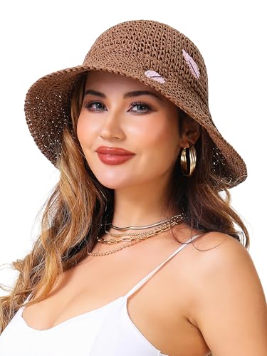Sombrero de dama La Carrie con protección UV y ala ancha miniatura 4