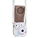 Phetium Instant Camera Case Compatible with Instax Mini 11/12,PU Leather Bag with Pocket and Adjustable Shoulder Strap (Magic Silver)