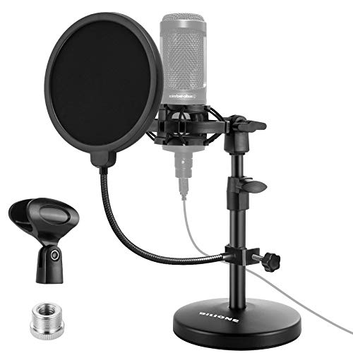 Photo 1 of BILIONE Upgraded Desktop Microphone Stand 2 sets