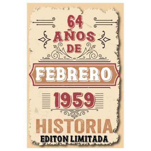 64 Años Cumpleaños Hombre Vintage 1959 Hecho En Febrero 1959: 64 años Regalos de cumpleaños de Febrero | Citas de motivación| Cumpleaños de Febrero| ... de cumpleaños personalizados para Enamorados
