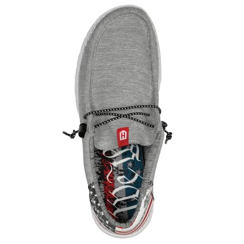 Howitzer Men's Slip-On Shoes We The People Patriot Sneakers with Camo Print Footwear2