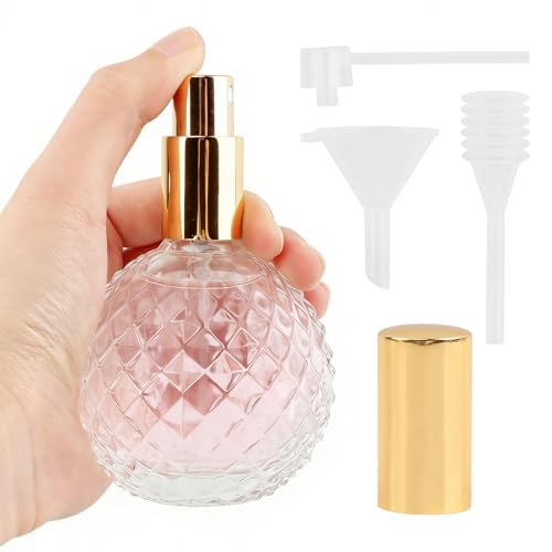 Botella Atómico de Perfume de Vidrio Recargable 100 ml miniatura 1