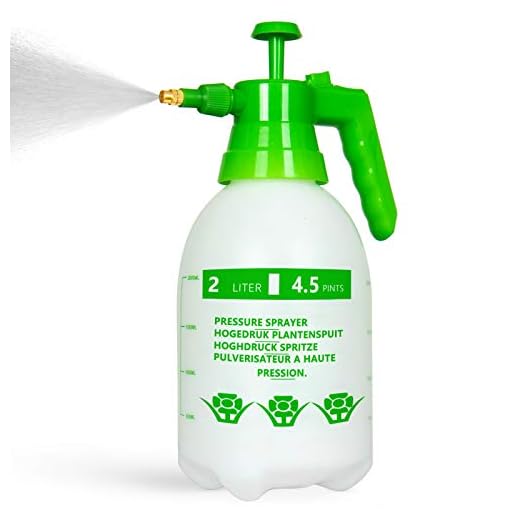 AQUEENLY Pump Sprayer, 68oz Hand Held Pump Pressure Garden Sprayer with Adjustable Nozzle for Lawn & Garden - Watering, Fertilizing, Home Cleaning and Car Washing - The Professional Hand Sprayer