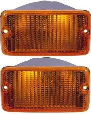 Garage-Pro Turn Signal Light SET Compatible with Jeep Wrangler 1997-2000 Front, Driver and Passenger Side, Mounts on Front of Fender