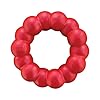 KONG Ring Natural Rubber Ring Toy for Healthy Chewing Habits Chew Toy Supports Dog Dental Health Dog Toy Supports Instincts During Playtime for SmallMedium Dogs