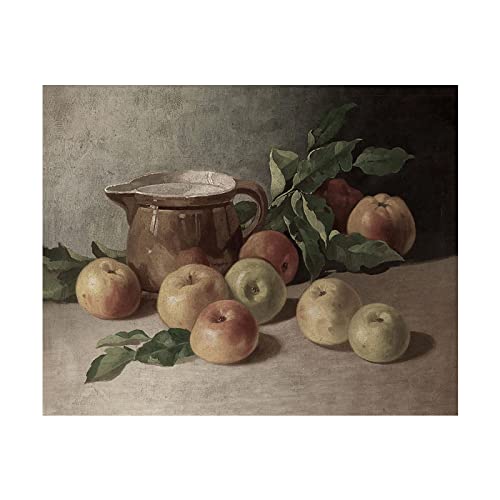 Póster en lienzo vintage de dsdsgog para decoración elegante de comedor de 20x30cm