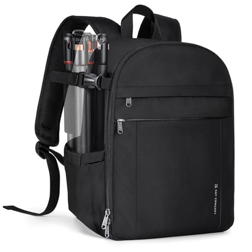 K＆F Concept カメラバック カメラリュック リュックサック バックパック 取り外し可能な仕切り板 軽量