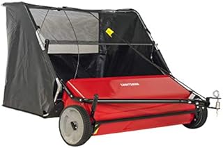 Craftsman CMXGZBF7124266 42-Inch, Hi-Speed Tow Lawn Sweeper, Width, Red