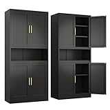 Ckzbx Black Metal Pantry...