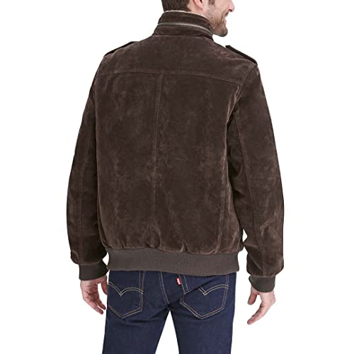 Image of Levi's Men's Vintage Deer Faux Leather Aviator Bomber (Standard and Big & Tall)