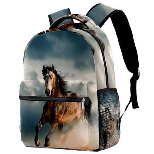 Sac à dos motif beau cheval de course cadeau idéal pour anniversaire ado fille et garçon