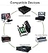 DTECH DB9 Breakout Connector DB-9 Female RS232 Serial Adapter Solderless Module Board with Screw Terminals Block, Case, Long Bolts and Tail Pipes