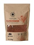 Organic Clove Powder (3.52oz/100g)– Ground Cloves from Sri Lanka – Premium Ceylon Quality – USDA Certified, Non-GMO, Kosher