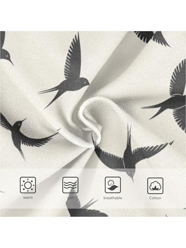 ZZKKO Farmhouse Swallow Silhouette Girls Underwear Toddler Panties for Girls Comfort Brief Size 2-8T3