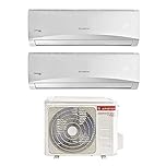 Ariston Prios 9+12 Climatiseur fixe Dual Split WI-FI Ready [Classe d'efficacité énergétique A++] [Classe d'efficacité énergétique A++]