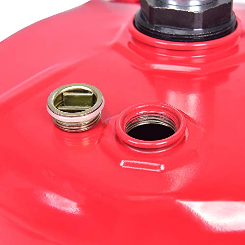 A A IN 5 Gallon Oil Drain Portable Steel Oil Drain, Waste Oil Drain with Wheel, Adjustable Height - Thumbnail 6