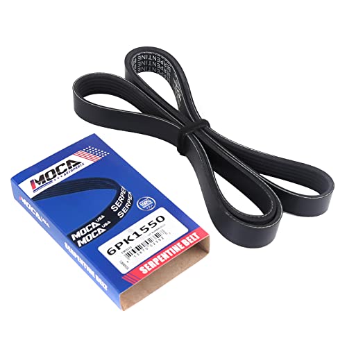 Image of MOCA 6PK1560 EPDM Serpentine Belt Fits BMW 2.5L 3.1L DOHC 2-Door