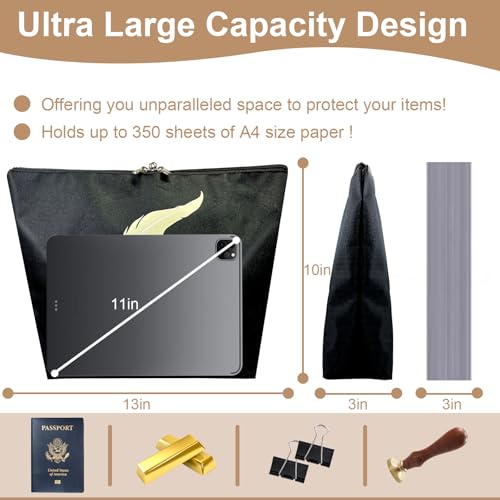 Ldmfcpa Waterproof Notary Bag Black