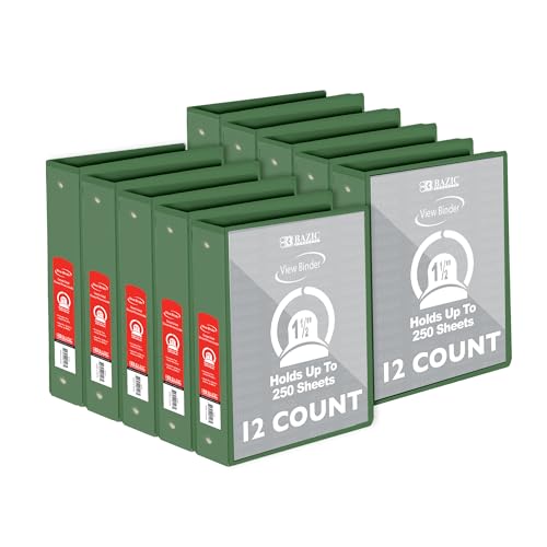 Classeur 3 anneaux vert pour ne plus perdre vos feuilles de cours de format standard