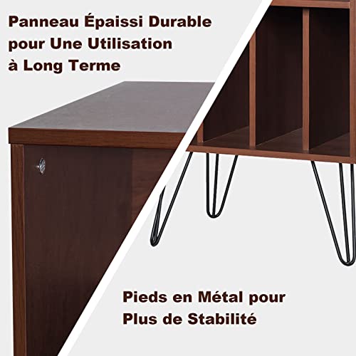 GOPLUS Table d’Appoint avec Armoire de Rangement, Bout de Canapé pour Bureau,Salon avec Pieds en Métal, 5 Etagère de… - Les Beatles, Paul McCartney, John Lennon, RIngo Starr, George Harrison GOPLUS Table d'Appoint avec Armoire de Rangement, Bout de Canapé pour Bureau,Salon avec Pieds en Métal, 5 Etagère de… – Image 4