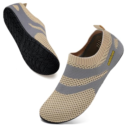 Image of WateLves Barefoot Water Shoes for Women Men Travel Slippers Socks House Shoes Quick-Dry Aqua Socks for Beach Swim Pilates Yoga Dancing Camping Must Haves